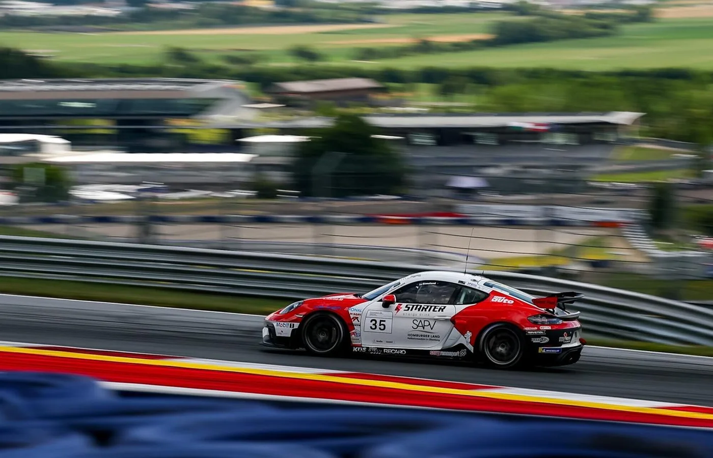 Ragnar Simuland racing at Red Bull Ring in Austria